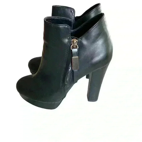 Aldo Black Platform Booties Size 6 1/2 - Picture 3 of 5